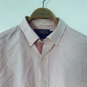 Vineyard Vines Light Pink Plaid Men's Whale Shirt